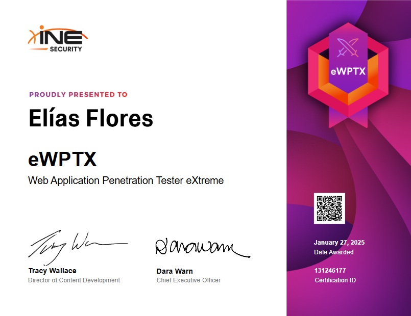 eWPTXv3 Certification